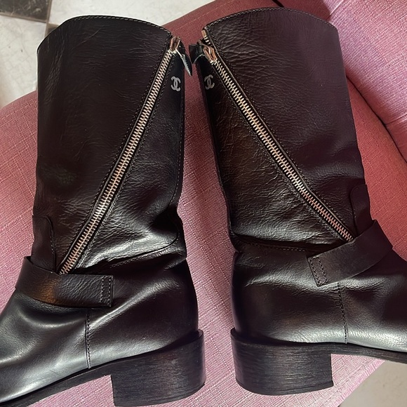 Chanel Motorcycle Boots - Picture 10 of 16